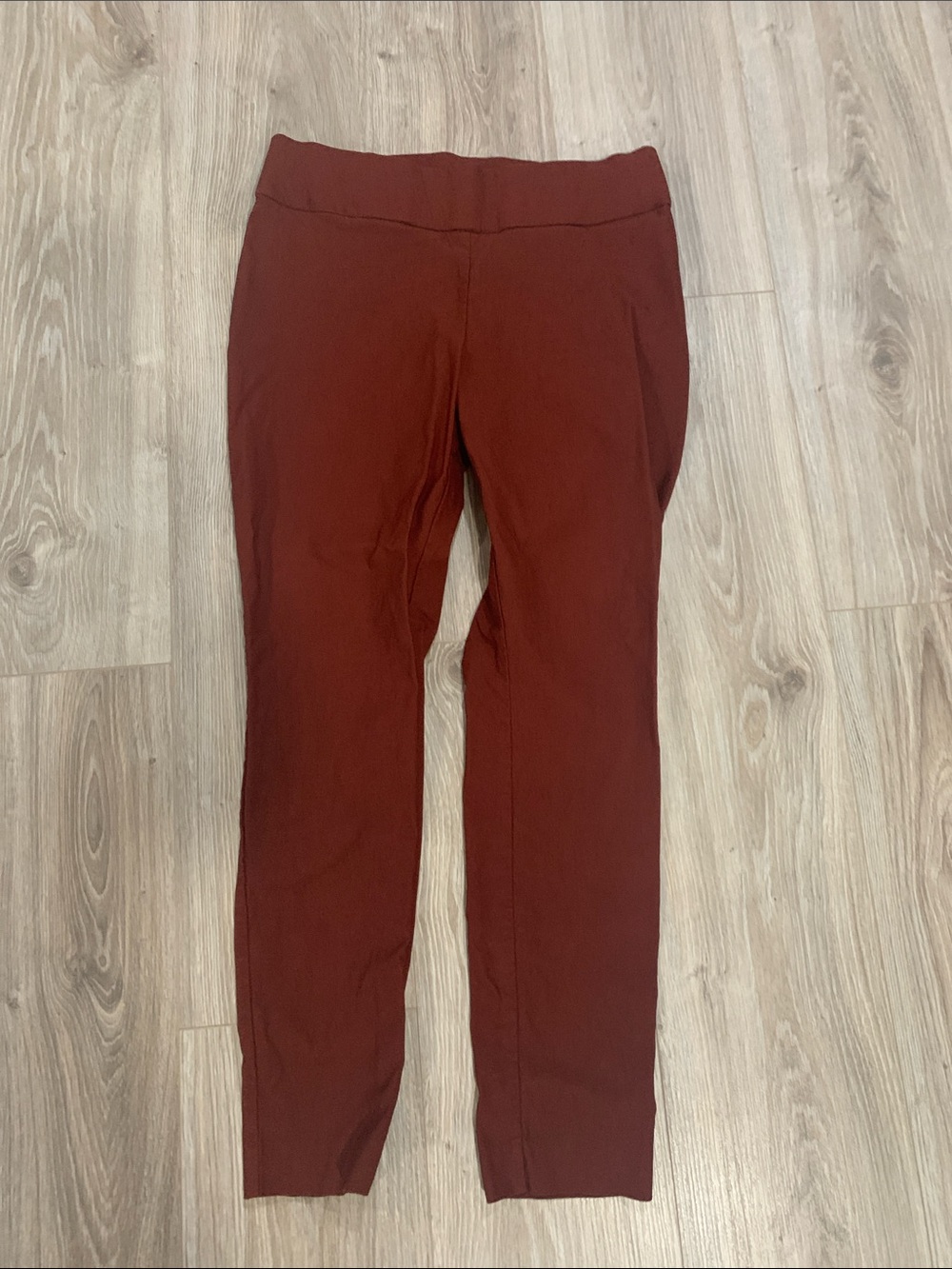 Apt. 9 Slim Ponte Pants in Burgundy